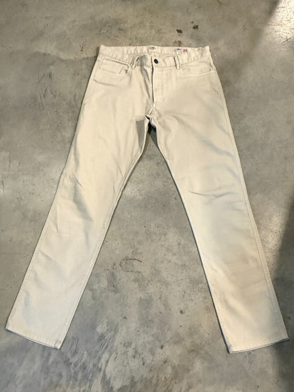 Faherty Comfort Twill 5 Pocket - Sand - Size 33 (fits 33-35)